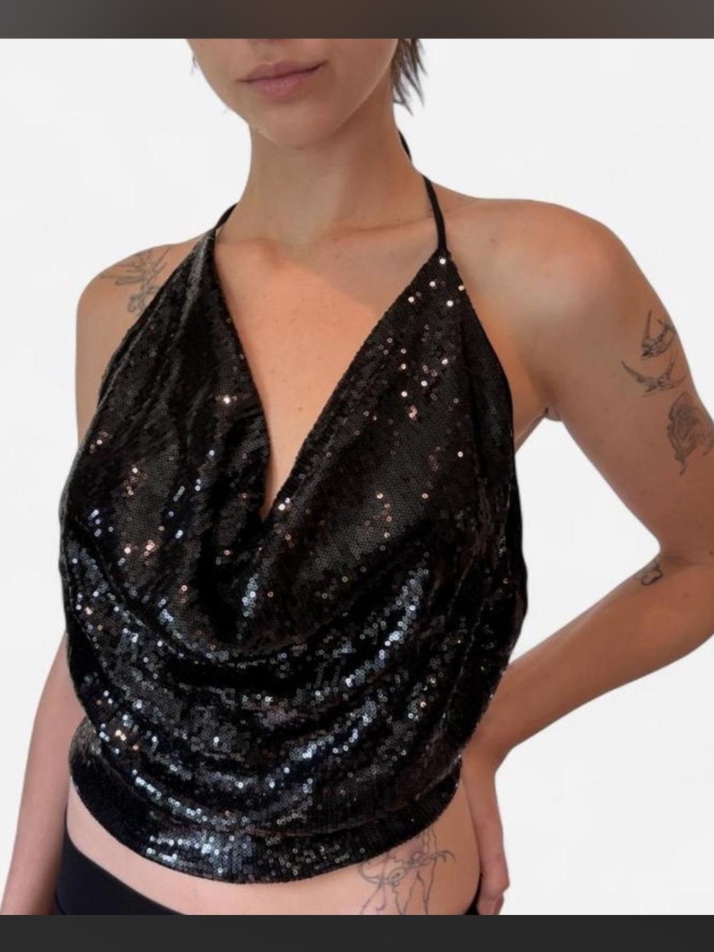 Sequin Halter Top <3